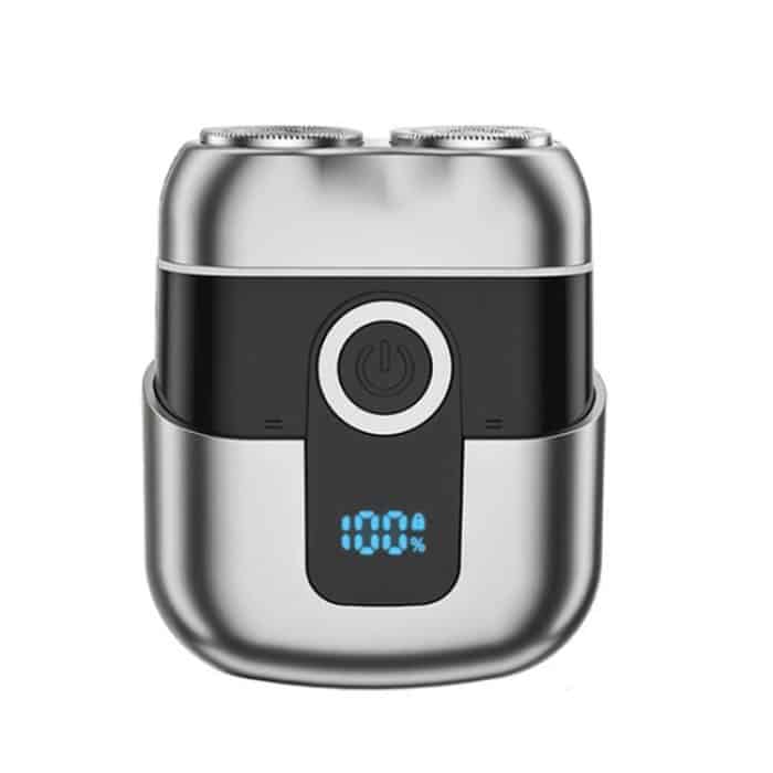Portable Mini Dual Head Electric Shaver for Men - LCD Display, Floating Blades, Waterproof, USB-C Rechargeable – Bild 1