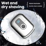Portable Mini Dual Head Electric Shaver for Men - LCD Display, Floating Blades, Waterproof, USB-C Rechargeable – Bild 5