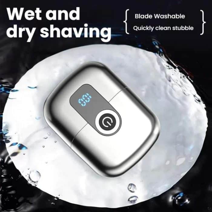 Portable Mini Dual Head Electric Shaver for Men - LCD Display, Floating Blades, Waterproof, USB-C Rechargeable – Bild 5
