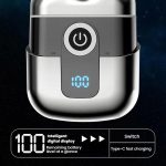 Portable Mini Dual Head Electric Shaver for Men - LCD Display, Floating Blades, Waterproof, USB-C Rechargeable – Bild 6