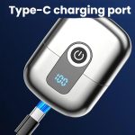 Portable Mini Dual Head Electric Shaver for Men - LCD Display, Floating Blades, Waterproof, USB-C Rechargeable – Bild 8