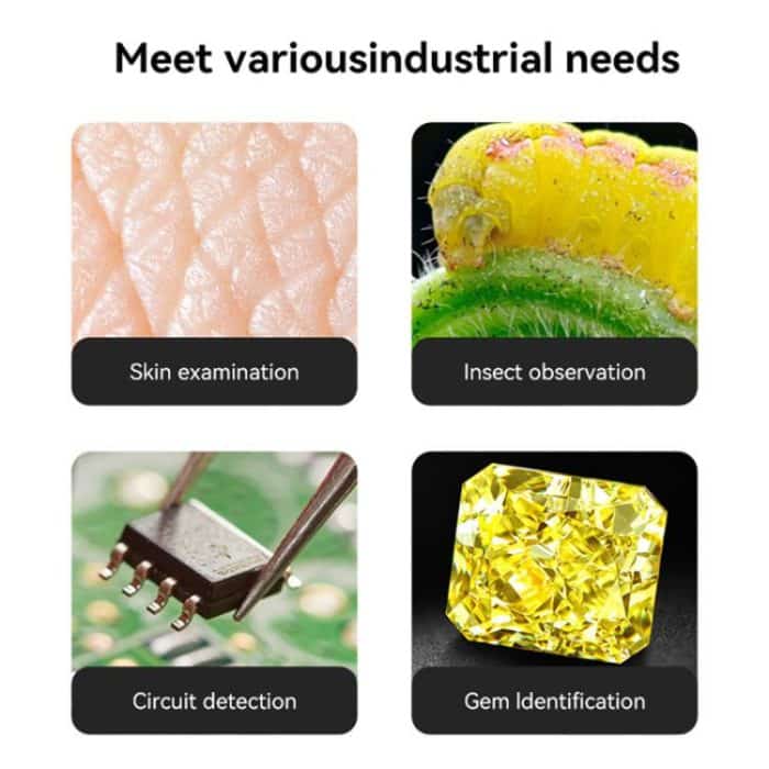 Two In One Digital Microscope Maintenance And Inspection Cosmetic Tools, Type-C+8 Pin – Bild 3