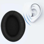 1pair Headphones Sponge Cover Earmuffs For Sennheiser HD418 / 429 / 439 / 449, Protein Leather, Frog Leather, Flannel – Bild 6