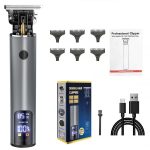 Rechargeable Haircut Kit Hair Clippers For Men - Zero Blade Trimmer For Vintage Oil Head & Bald Head Styles