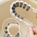 2pcs Bendable Multifunctional Crevice Brush Bathroom Faucet Brush Kitchen Cleaning Brush – Bild 3