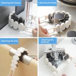 2pcs Bendable Multifunctional Crevice Brush Bathroom Faucet Brush Kitchen Cleaning Brush – Bild 5
