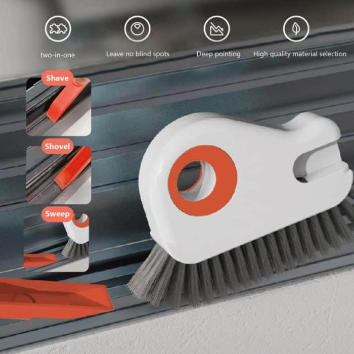2-in-1 Detachable Window Sill Gap Brush Groove Cleaning Brush – Bild 4