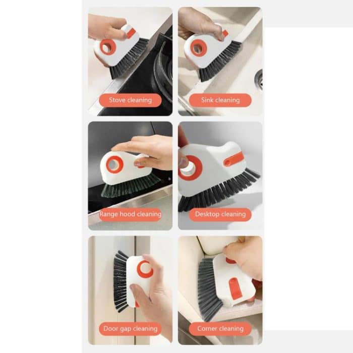 2-in-1 Detachable Window Sill Gap Brush Groove Cleaning Brush – Bild 7