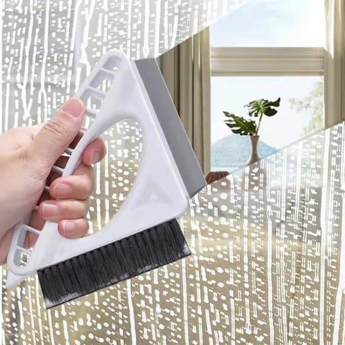 3-in-1 Window Cleaning Tool Multifunctional Gap Brush Household Glass Wiper – Bild 2