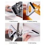 3-in-1 Window Cleaning Tool Multifunctional Gap Brush Household Glass Wiper – Bild 3