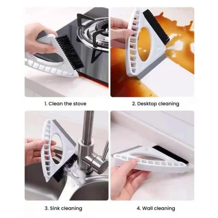 3-in-1 Window Cleaning Tool Multifunctional Gap Brush Household Glass Wiper – Bild 3