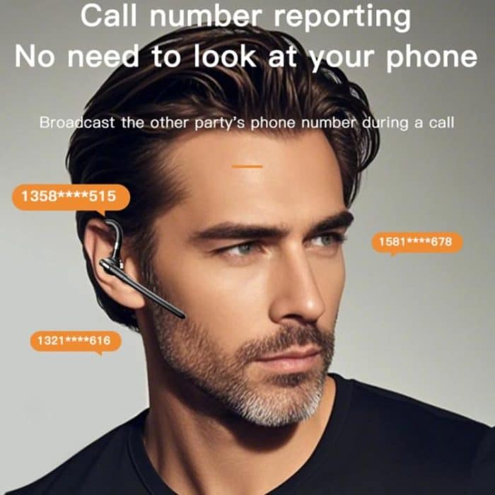 On-Ear Bluetooth Earphone AI Noise Reduction HD Talking Business Earphone, YYK-526 – Bild 12