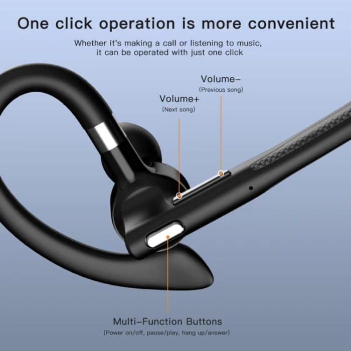 On-Ear Bluetooth Earphone AI Noise Reduction HD Talking Business Earphone, YYK-526 – Bild 9