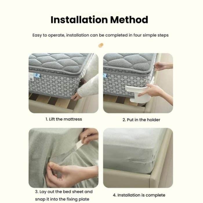 4pcs /Pack Invisible Card Slot Anti-slip Sheet Fixer Sheet Clip – Bild 8