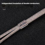 CVJ Dual Parallel 2 Pin 0.78mm S Universal Headphone Cable, Without Mic, With Mic – Bild 3