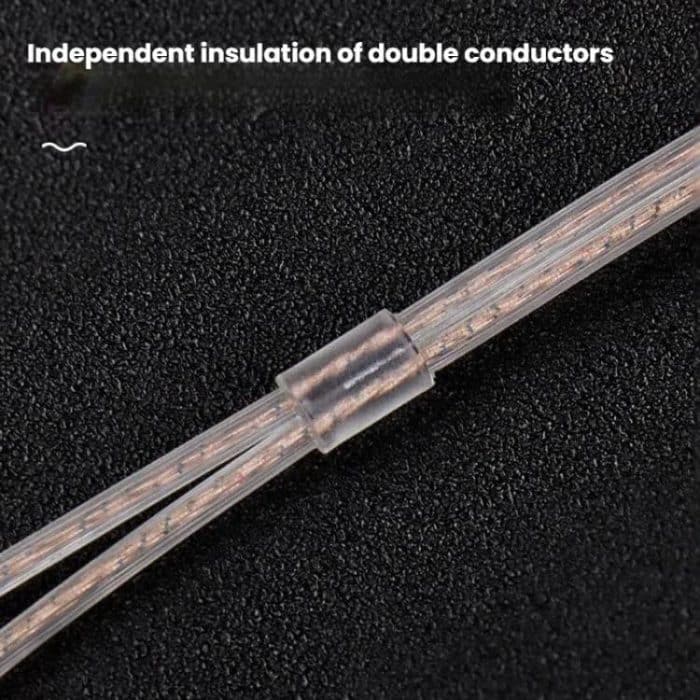 CVJ Dual Parallel 2 Pin 0.78mm S Universal Headphone Cable, Without Mic, With Mic – Bild 3