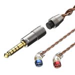 CVJ VS400 Interchangeable Audio Plug Oxygen-Free Copper Headphone Upgrade Cable, 4.4mm S Pin, 4.4mm 0.75mm, 4.4mm 0.78mm, 4.4mm MMCX, Type-C 0.75mm, Type-C 0.78mm, Type-C MMCX, Type-C S Pin