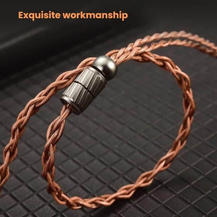 CVJ VS400 Interchangeable Audio Plug Oxygen-Free Copper Headphone Upgrade Cable, 4.4mm S Pin, 4.4mm 0.75mm, 4.4mm 0.78mm, 4.4mm MMCX, Type-C 0.75mm, Type-C 0.78mm, Type-C MMCX, Type-C S Pin – Bild 3