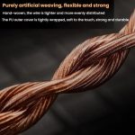 CVJ VS400 Interchangeable Audio Plug Oxygen-Free Copper Headphone Upgrade Cable, 4.4mm S Pin, 4.4mm 0.75mm, 4.4mm 0.78mm, 4.4mm MMCX, Type-C 0.75mm, Type-C 0.78mm, Type-C MMCX, Type-C S Pin – Bild 4