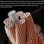 CVJ VS400 Interchangeable Audio Plug Oxygen-Free Copper Headphone Upgrade Cable, 4.4mm S Pin, 4.4mm 0.75mm, 4.4mm 0.78mm, 4.4mm MMCX, Type-C 0.75mm, Type-C 0.78mm, Type-C MMCX, Type-C S Pin – Bild 5