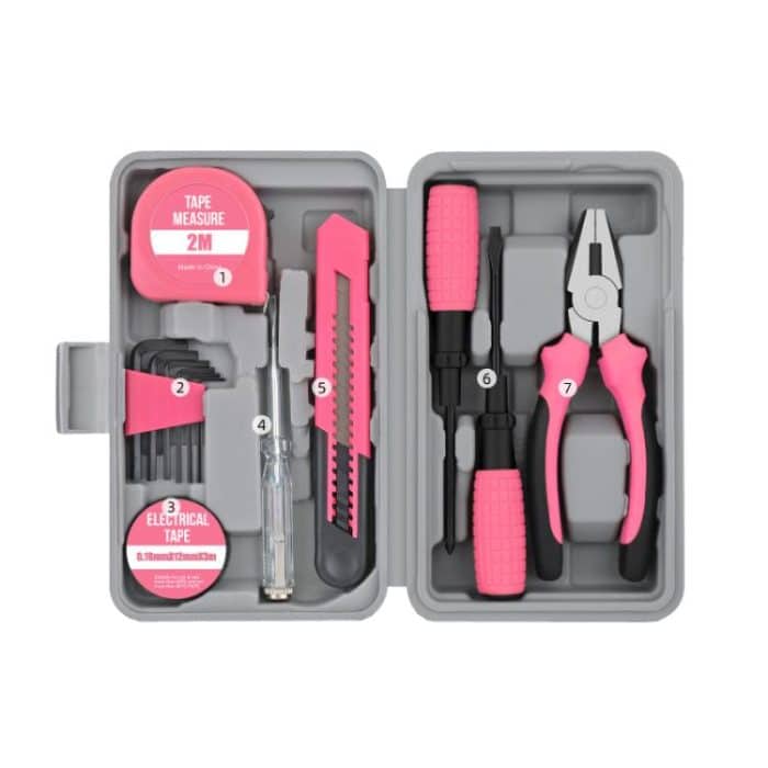 TBD0605965401.jpg Multifunctional Home Hardware Tools Repair Hand Toolbox Combination Set, 13pcs /Set Cutter Model Pink, 13pcs /Set Cutter Model Yellow, 24pcs /Set Pliers Upgrade Yellow, 24pcs /Set Pliers Upgrade Pink, 19pcs /Set Upgrade Yellow, 19pcs /Set Upgrade Pink... – Bild 1