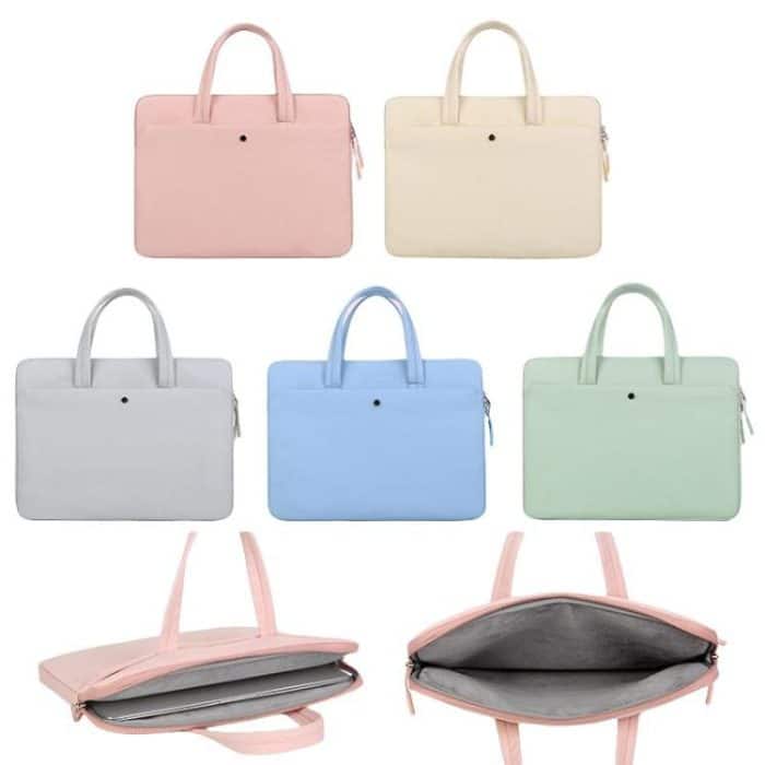 13-13.3inch Universal Laptop Bag Women Lightweight Gaming Computer Bag, Pink, Beige, Gray, Green, Blue, Black – Bild 2