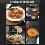 Small Baby Food Processor Kitchen Multifunction Cordless Electrical Meat Grinder – Bild 6