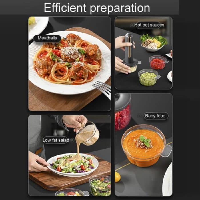 Small Baby Food Processor Kitchen Multifunction Cordless Electrical Meat Grinder – Bild 6