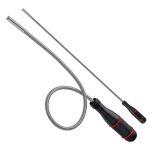 515mm Bendable Magnetic Picker Strong Magnetic Auto Repair Screw Suction Rod, 515mm