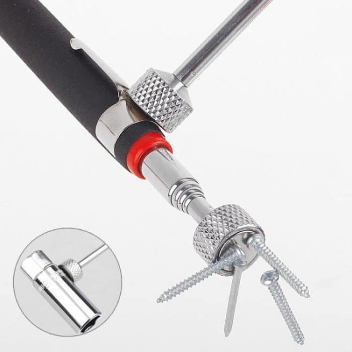 620mm Telescopic And Extended Magnetic Pickup Auto Repair Magnet Rod, 620mm – Bild 2