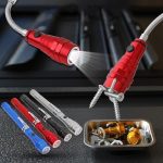 170mm-565mm 3LEDs Light Bendable Telescopic Multifunctional Picker Auto Repair Screw Tool, 170mm-565mm – Bild 5