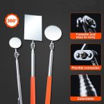 Stainless Steel Universal Rotating Telescopic Folding Viewfinder, Round 30mm, Orange 50mm, Square 85x52mm, Square with Light 65x40mm, Dual-color Round 30mm – Bild 5