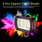 Sea Frogs SF-22  40M/130FT 6000 Lumen Underwater Photography Light, SF-22 – Bild 10