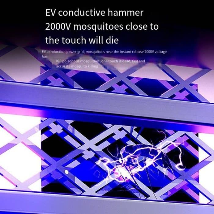 2-in-1 Household Electric Fan Mosquito Killer Lamp LED Digita lDesktop Fan, Plug-in Black, Plug-in White, 3000mAh Black, 3000mAh White – Bild 6