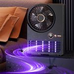 2-in-1 Household Electric Fan Mosquito Killer Lamp LED Digita lDesktop Fan, Plug-in Black, Plug-in White, 3000mAh Black, 3000mAh White – Bild 9