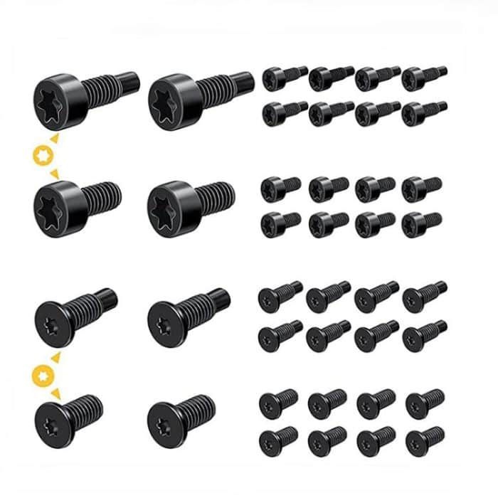 40pcs /Pack T6 T15 Security Tamper-Proof Torx Screws with Anti-Theft Holes for Ring Doorbell & Camera Mounting – Bild 1