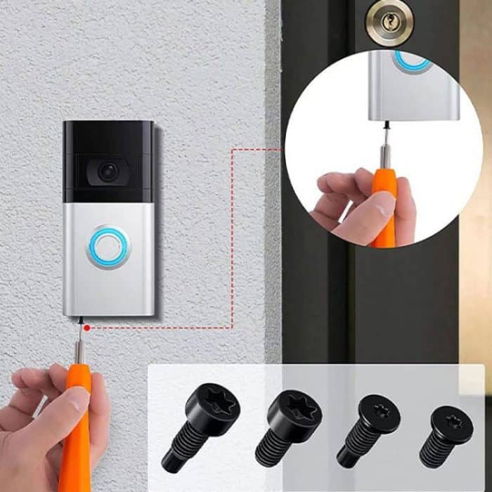 40pcs /Pack T6 T15 Security Tamper-Proof Torx Screws with Anti-Theft Holes for Ring Doorbell & Camera Mounting – Bild 2