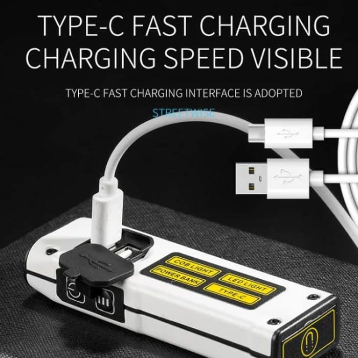 E-SMARTER STD01 COB Work Light With Power Display Outdoor Emergency Repair Light With Magnet LED Mini Flashlight – Bild 7