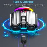 IMICE T800 Rechargeable Bluetooth Dual Mode Wireless Gaming Mice RGB Lighting Plating Mouse, T800 – Bild 6