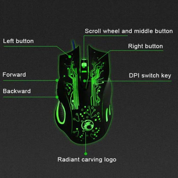 iMICE X9 USB Gaming Optical Wired Mouse, X9 – Bild 6