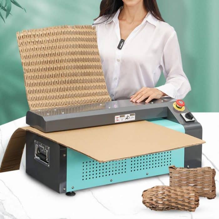 370W Cardboard Shredder Handles 10mm Thickness, 5M/Min Speed For Packaging & Recycling, 35cm EU Plug, 35cm US Plug, 45cm EU Plug, 45cm US Plug – Bild 2