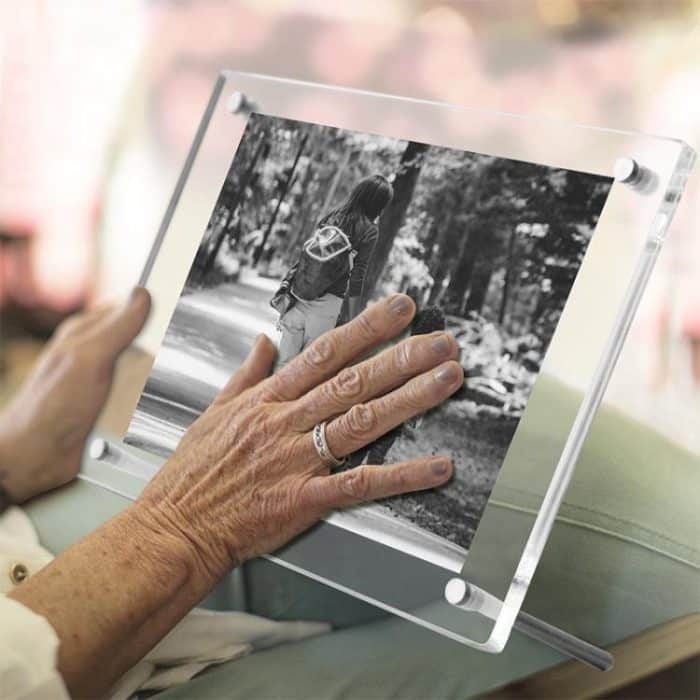 Acrylic Photo Frame Transparent Crystal Desktop Certificate Business License Frame, A4, A3, B4, B5, 4x6inch, 5x7inch, 8x10inch – Bild 3