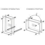 Acrylic Photo Frame Transparent Crystal Desktop Certificate Business License Frame, A4, A3, B4, B5, 4x6inch, 5x7inch, 8x10inch – Bild 5