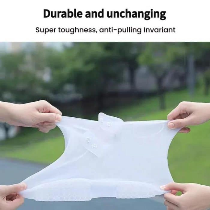 18cm Outdoor Thickened Wear-Resistant Mid-Tube Rainproof Shoe Covers, M 34-36, L 37-39, XL 40-42, XXL 43-45, XXXL 46- – Bild 6