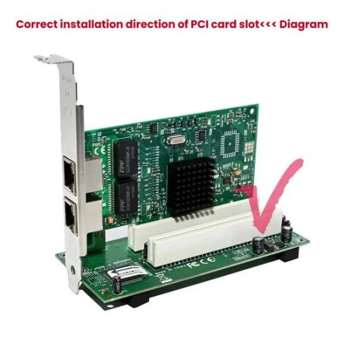 SUNWEIT ST46 PCIe X1 auf 2-PCI-Kartensteckplatz ASM1083 Bridge-Karte, kein Laufwerk, Plug and Play – Bild 3