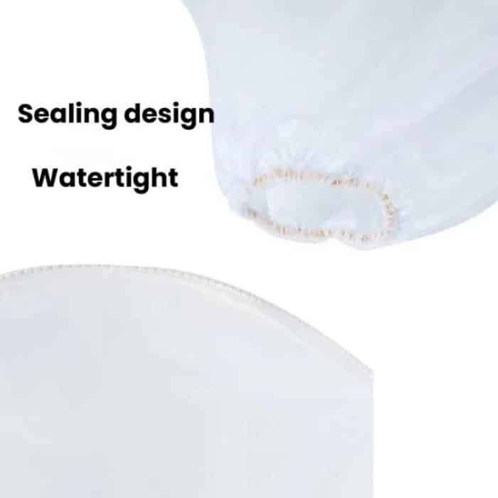 Outdoor Disposable Waterproof PVC Shoe Covers, Low-tube White, Mid-tube White – Bild 3