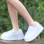 Outdoor Disposable Waterproof PVC Shoe Covers, Low-tube White, Mid-tube White – Bild 7