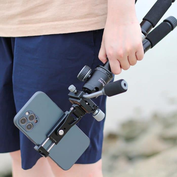 XILETU FM5C-MINI Einstellbare 16,5-51 cm Aluminium Stativ mit 26mm Ball Kopf 6kg Last Kapazität für 360-grad Panorama Schießen – Bild 2