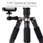 XILETU FM5C-MINI Einstellbare 16,5-51 cm Aluminium Stativ mit 26mm Ball Kopf 6kg Last Kapazität für 360-grad Panorama Schießen – Bild 4
