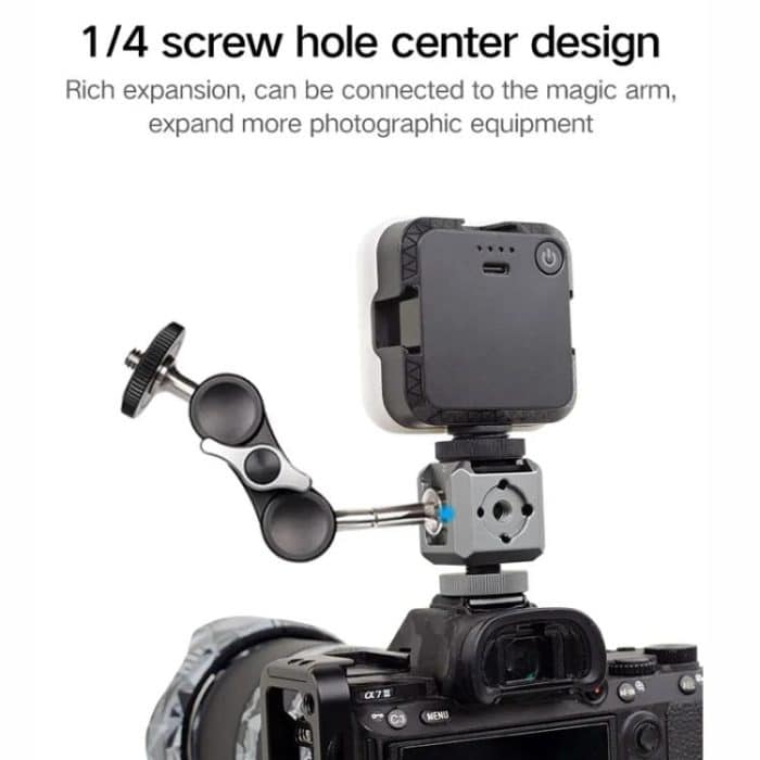 XILETU XDS-15 Mehrkopf-Cold-Shoe-Mount-Adapter für Kamerablitz, Mikrofon, LED-Licht – Bild 5